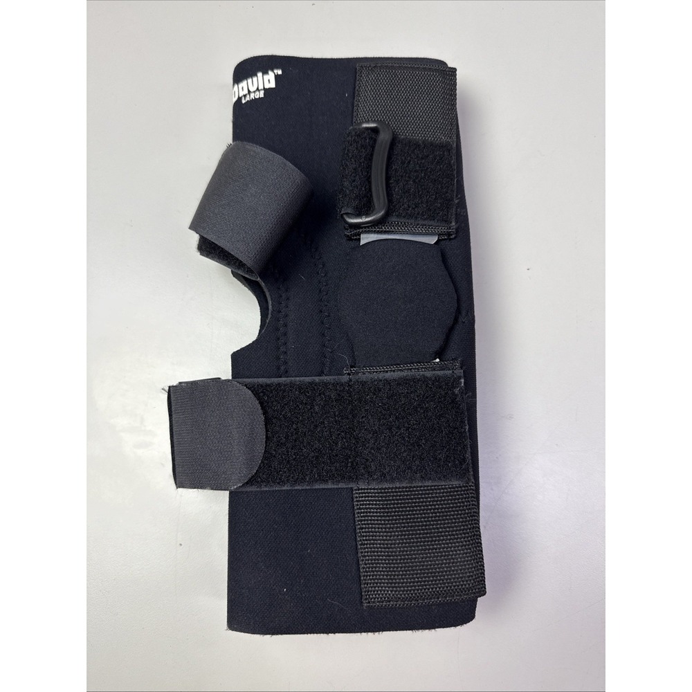 McDavid Knee Brace Polycentric Hinges Large Black 3c